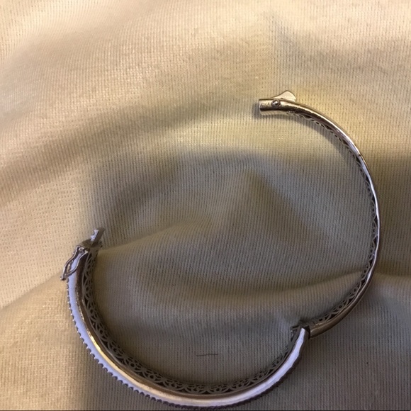 Silver bracelet with stones - Picture 5 of 5